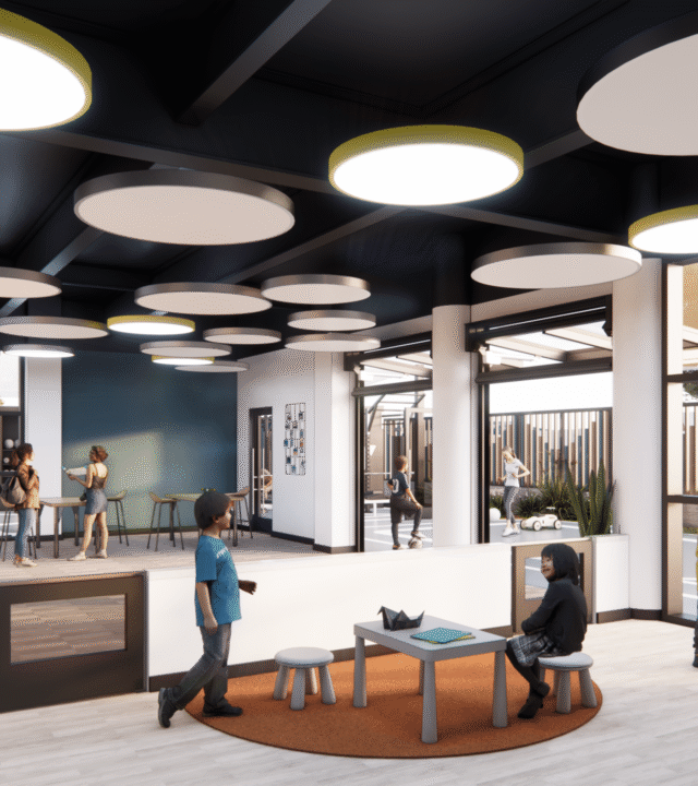 Updated rendering of Peninsula YMCA makerspace